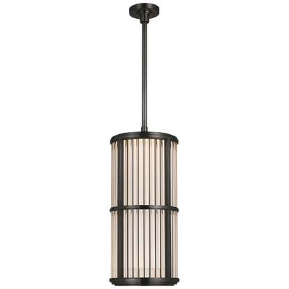 Perren 10" Pendant in Bronze and Glass Rods