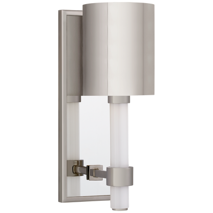 Maribelle Single Sconce in Polished Nickel with Polished Nickel Shade
