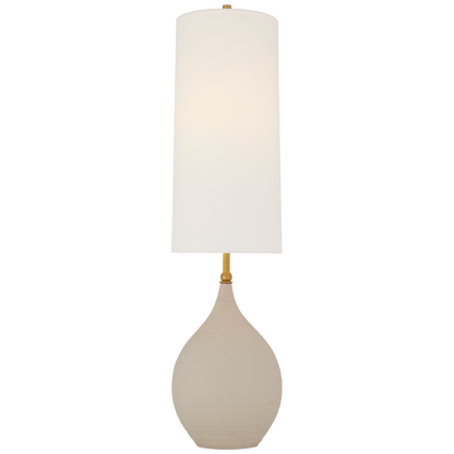 Loren Large Table Lamp in Natural Shell with Linen Shade