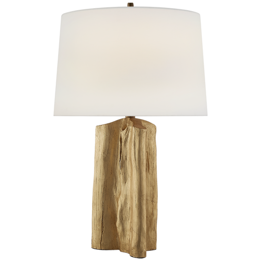 Sierra Buffet Lamp in Gild with Linen Shade
