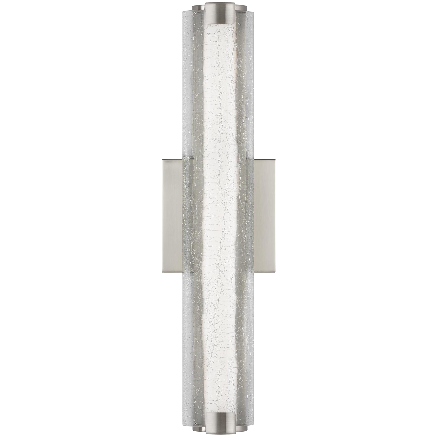 Cutler 18" Crackle Glass LED Sconce