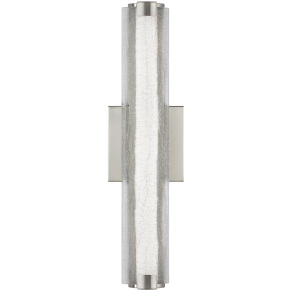 Cutler 18" Crackle Glass LED Sconce