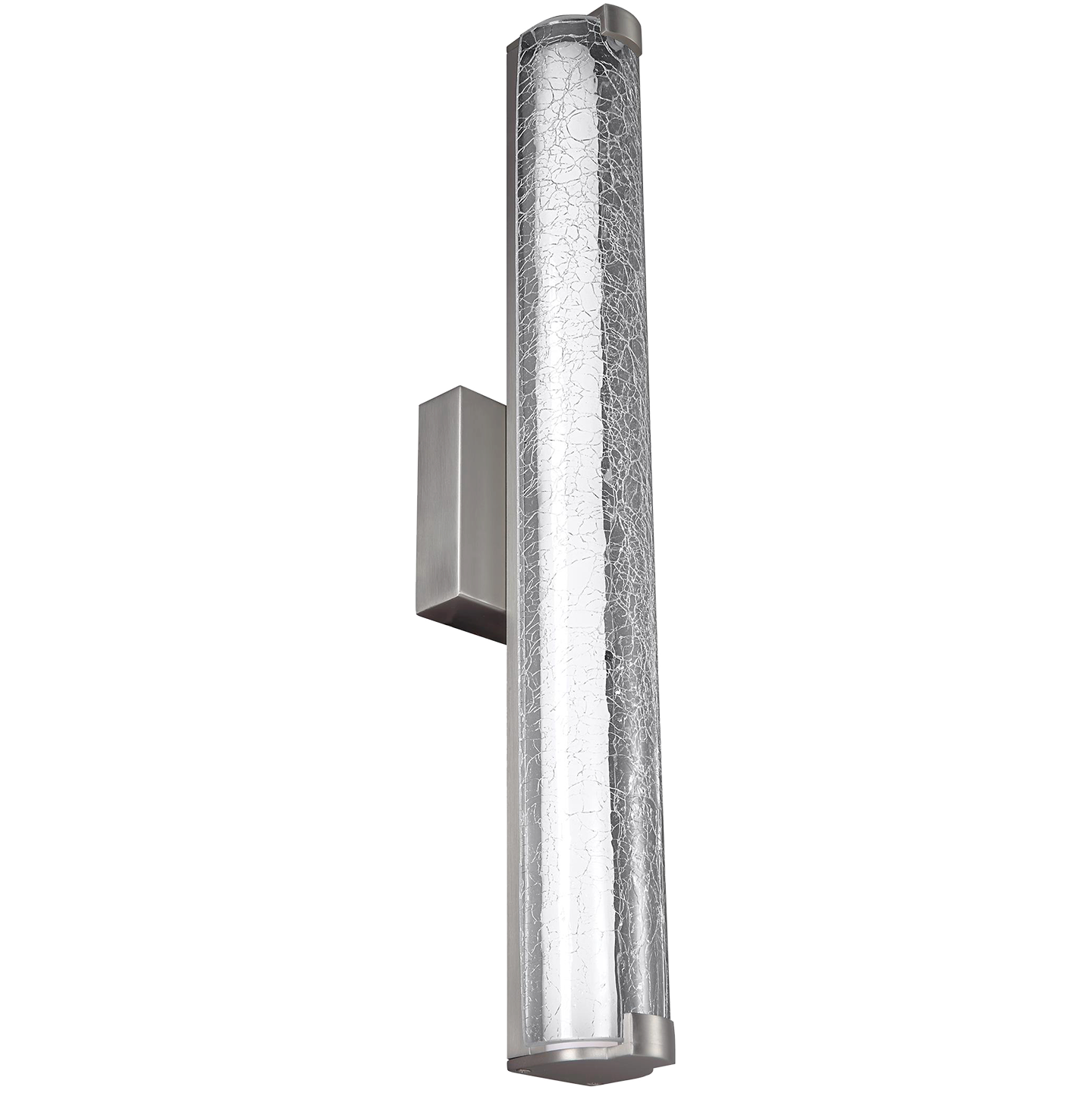 Cutler 24" Crackle Glass LED Vanity