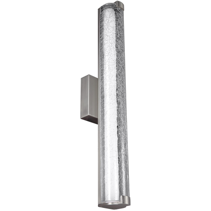 Cutler 24" Crackle Glass LED Vanity