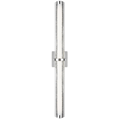 Cutler 36" Crackle Glass LED Vanity